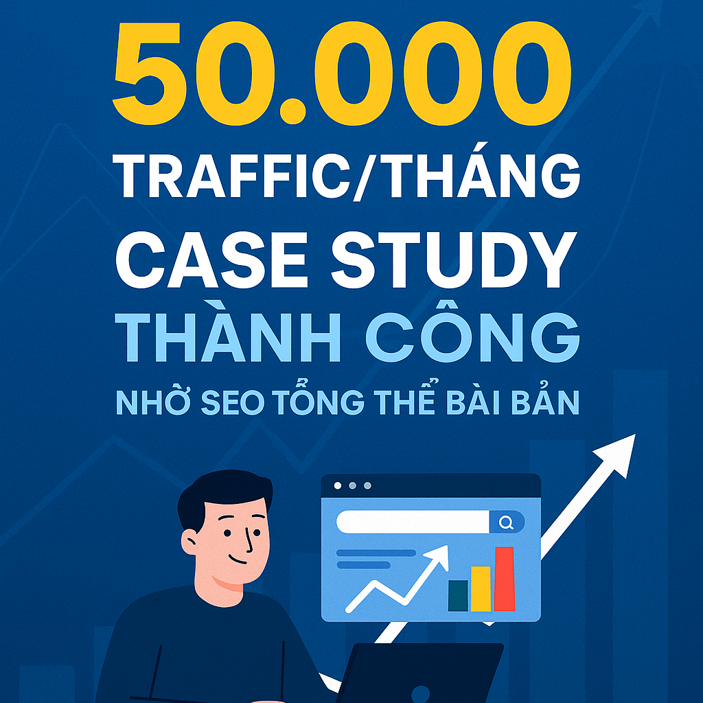 Từ 0 đến 50.000 traffic/tháng: Case study thành công nhờ SEO tổng thể bài bản