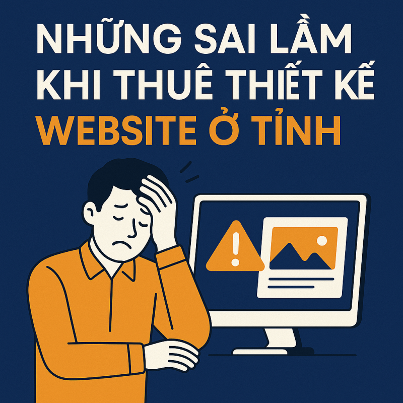 Những Sai Lầm Khi Thuê Thiết Kế Website Ở Tỉnh