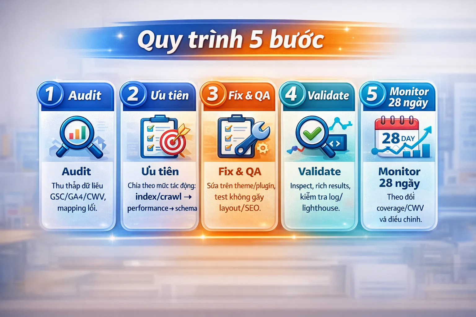 Quy trình triển khai SEO Technical
