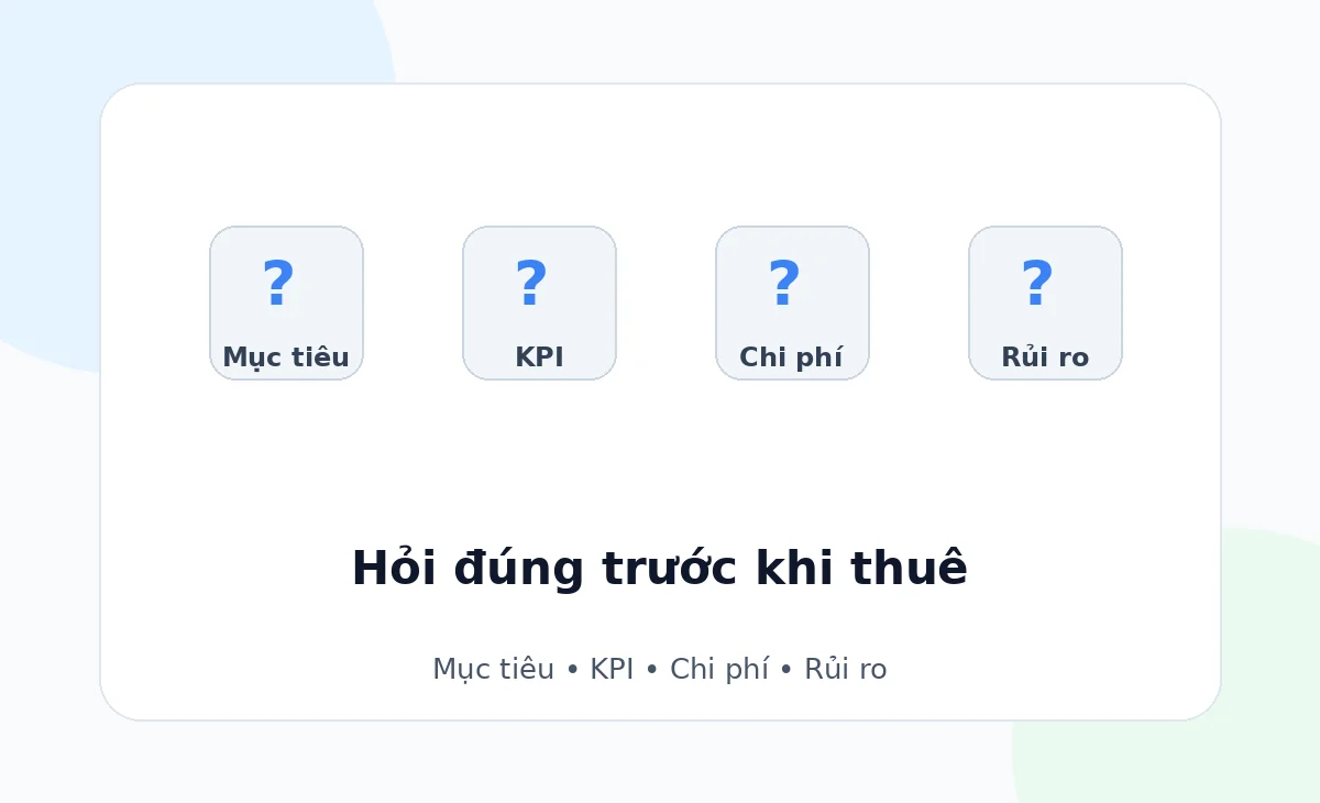 Các câu hỏi cần hỏi trước khi thuê dịch vụ SEO