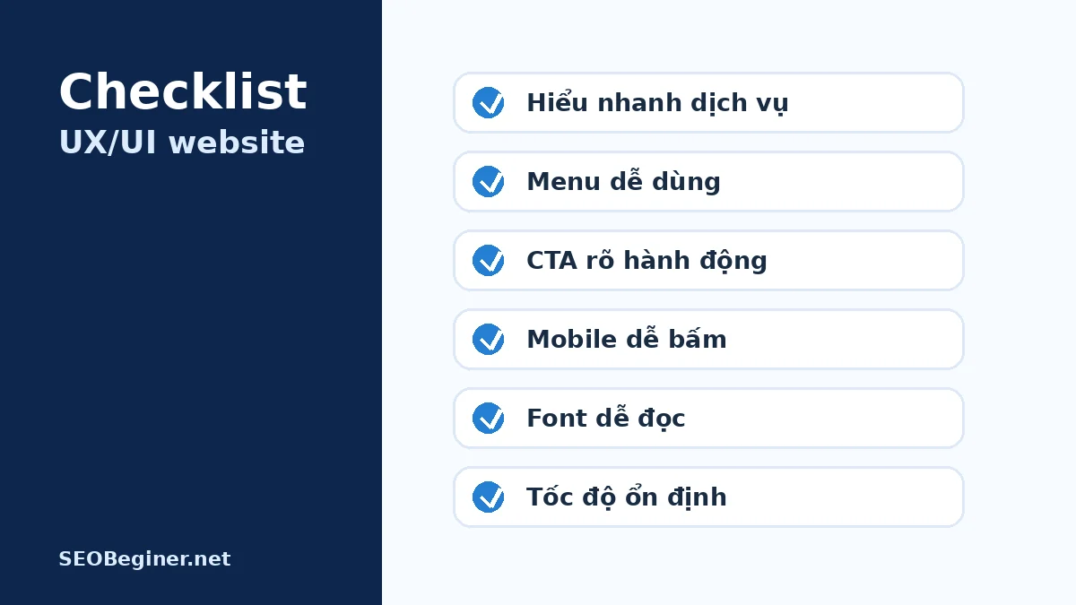 Checklist brief thiết kế App: user flow, màn hình, backend, API và Store