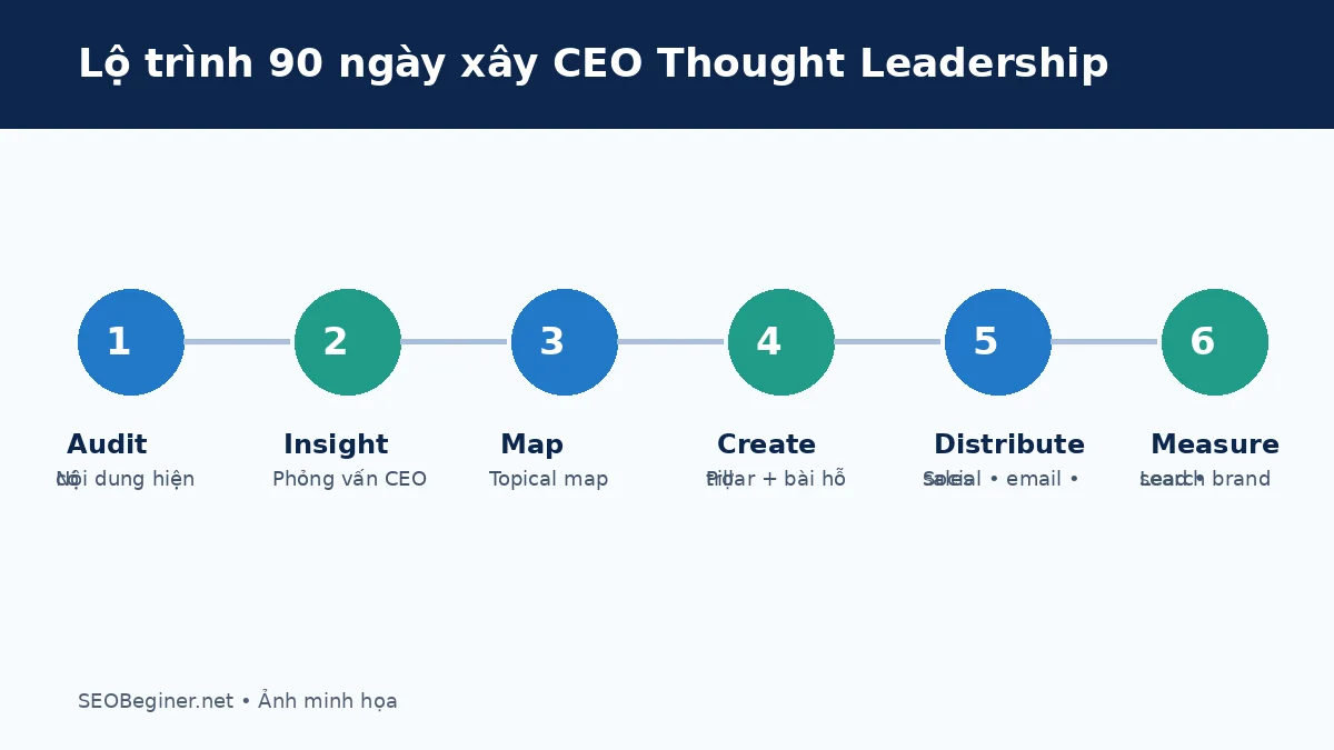 Các gate xây dựng Thought Leadership cho CEO