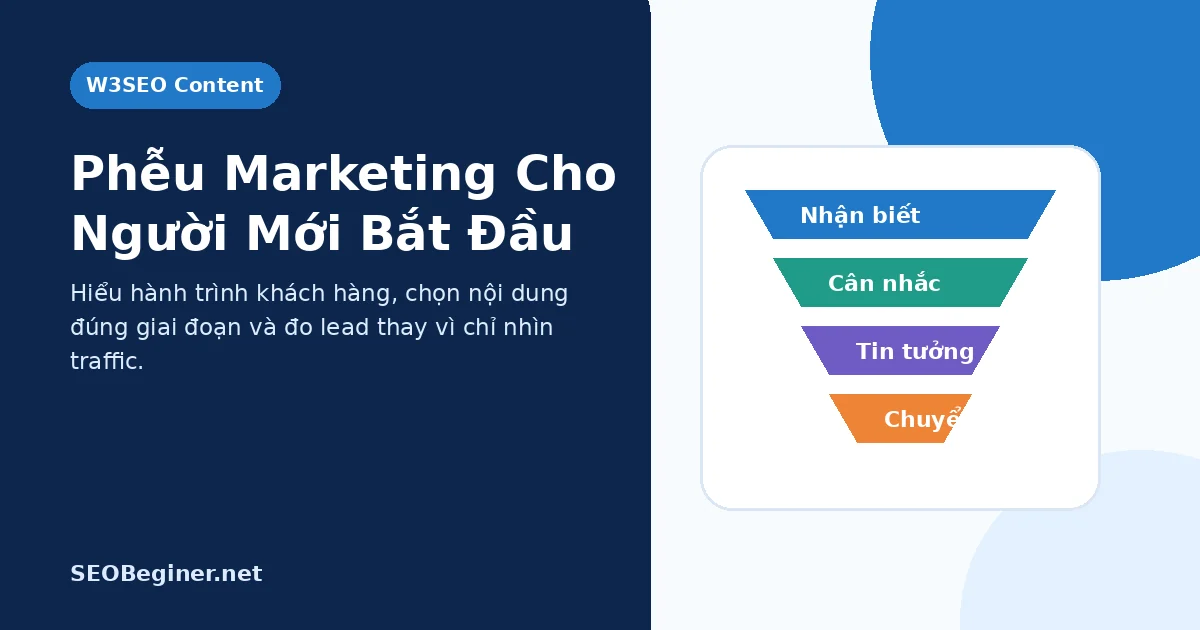 Phễu Marketing cho người mới bắt đầu Phễu marketing cho người mới bắt đầu