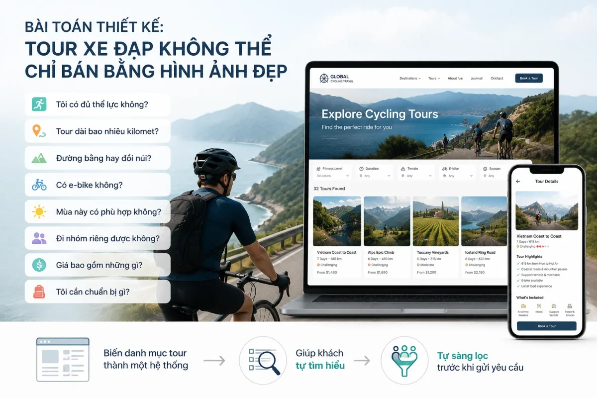 Thiết Kế Website Global Cycling Travel