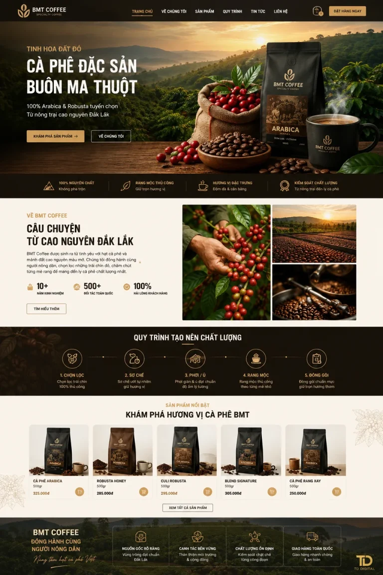 COFFEE01 – Cà phê đặc sản Buôn Ma Thuột